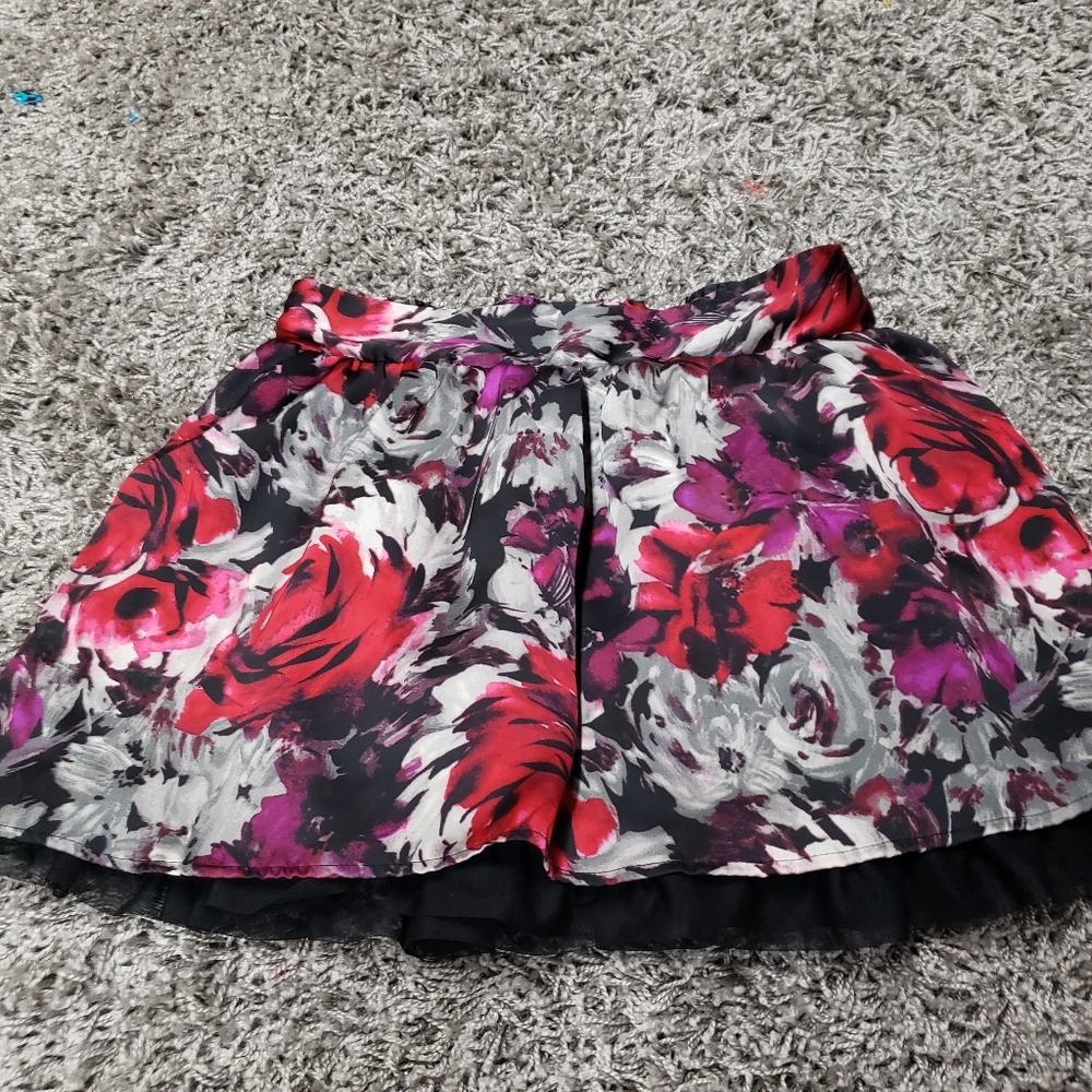 Candie's floral print skirt